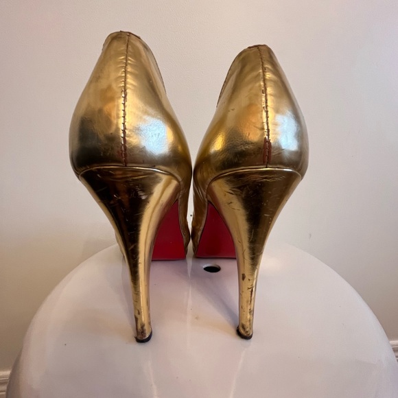 Designer inspired gold pumps size euro 40 - Picture 5 of 14